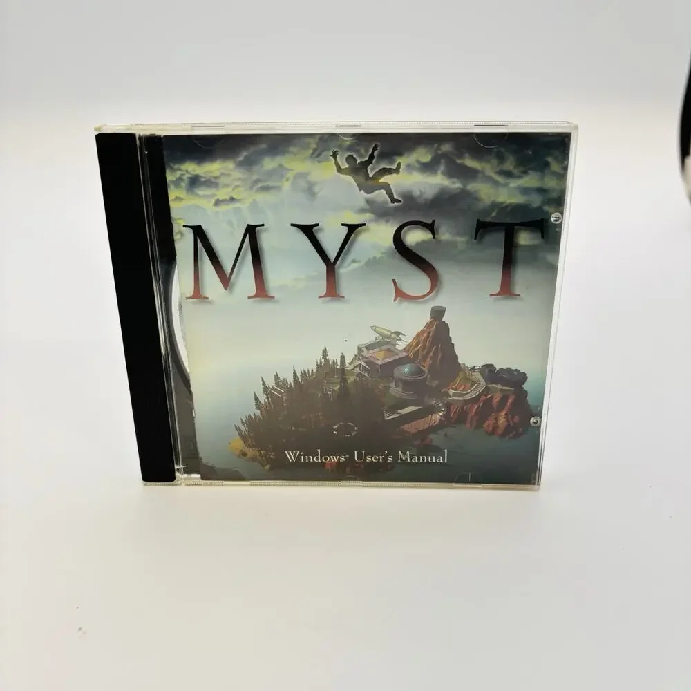 Vintage Myst Windows 3.1 PC CD-Rom Broderbund 1994 Jewel Case. VG Condition